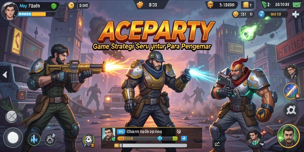 Menampilkan gameplay seru dan strategis dari ACEPARTY.