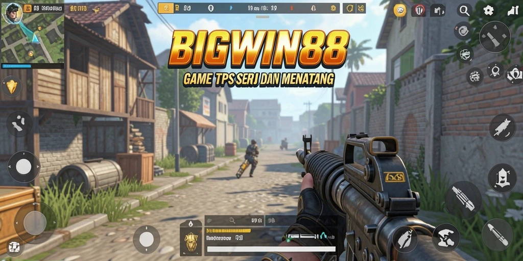 Tampilan gameplay yang intens dan mendebarkan dari BIGWIN88.
