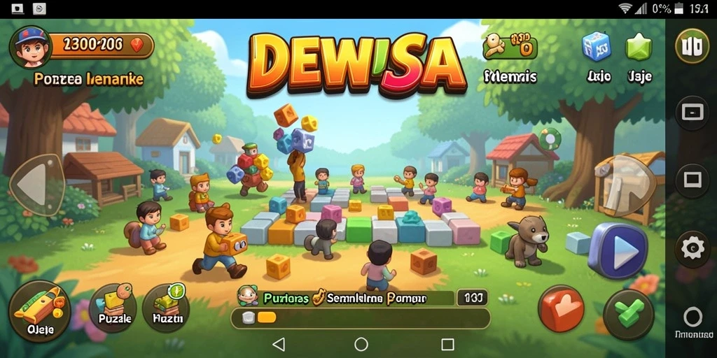 Gameplay DEWANUSA yang menarik dan penuh tantangan.