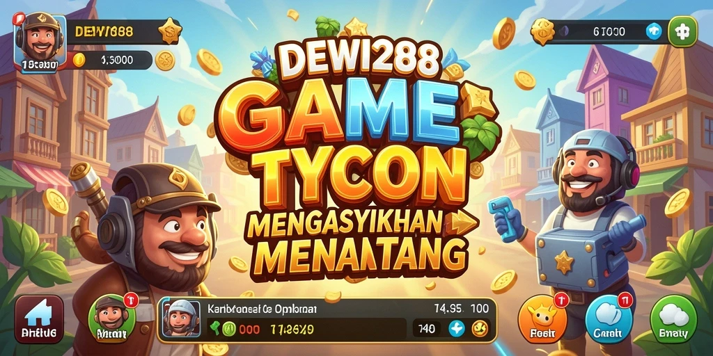 Tampilan menarik yang menampilkan pengalaman bermain DEWI288.