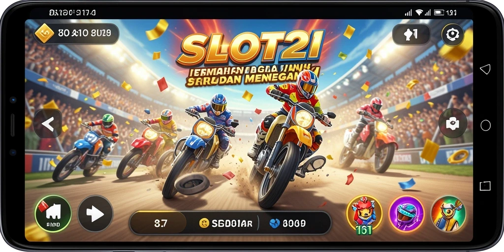 Gameplay seru di SLOT21, nikmati balapan cepat di lintasan menegangkan.
