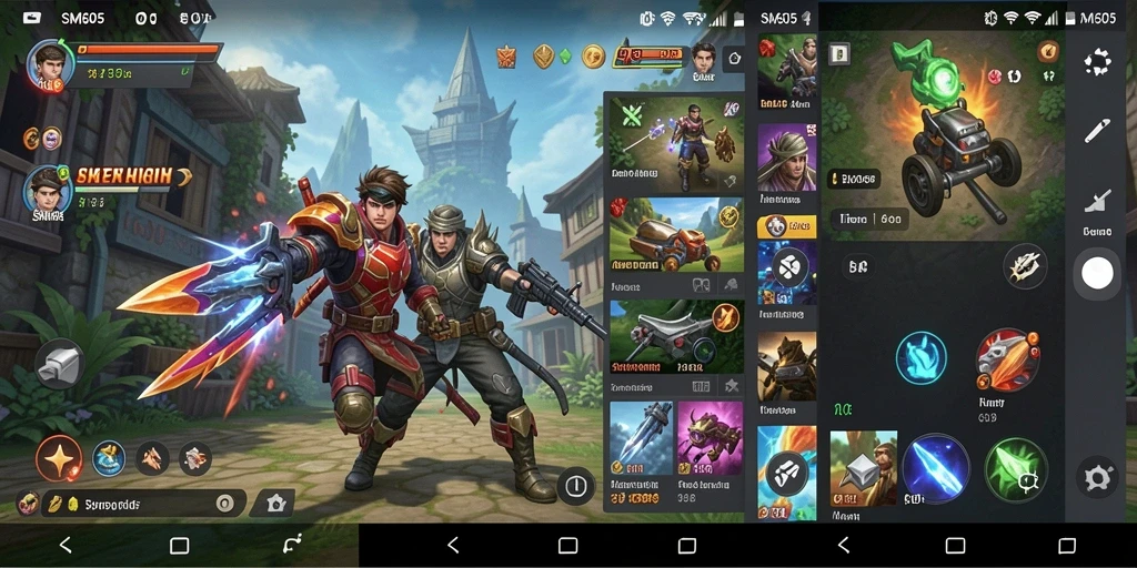Screenshot utama SM605 yang menunjukkan antarmuka aplikasi Utility.