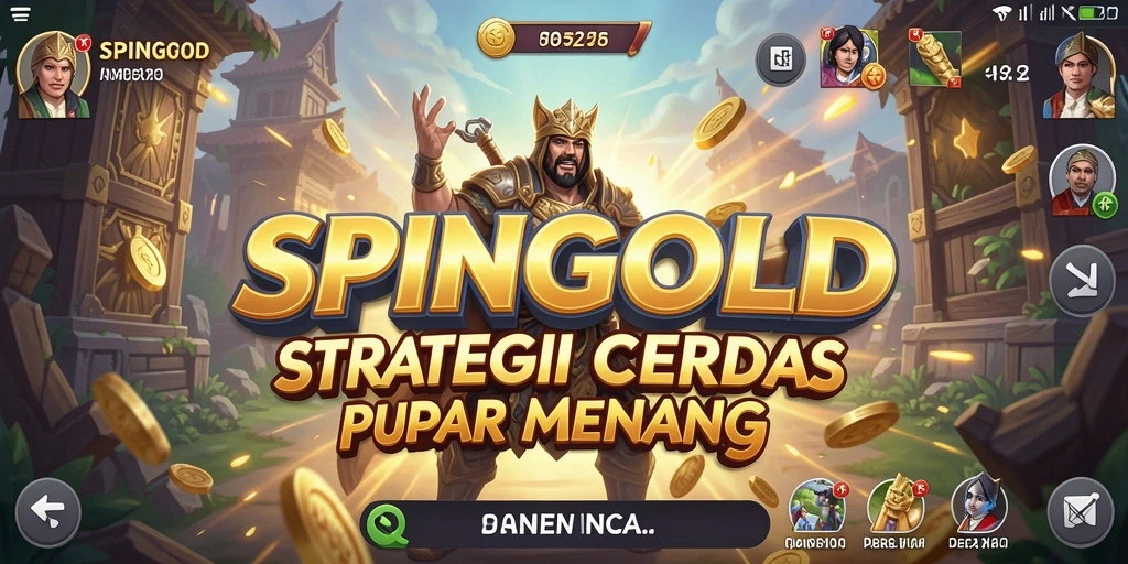 Gambaran gameplay menegangkan dari SPINGOLD dengan strategi yang cerdas.