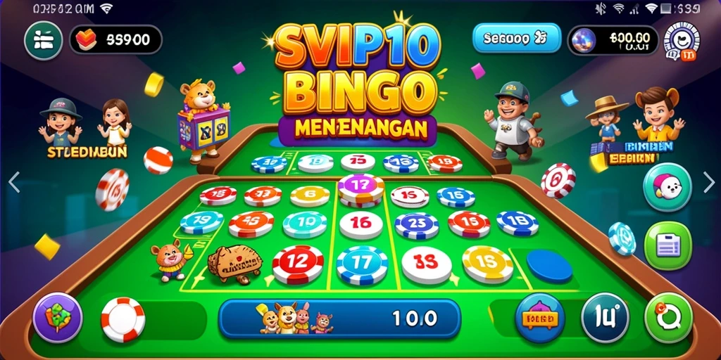 Tampilan gameplay seru dalam SVIP10 dengan angka Bingo yang menunggu untuk diundi.